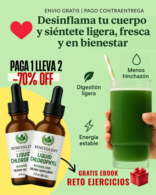 Clorofila Benevolent™ + GRATIS  Reto 15 días