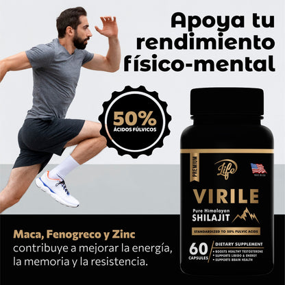 VIRILE SHILAJIT- Potencia tu rendimiento.