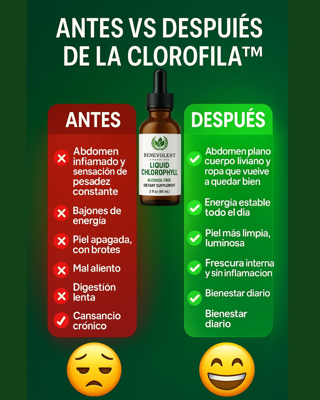 Clorofila Benevolent™ + GRATIS  Reto 15 días