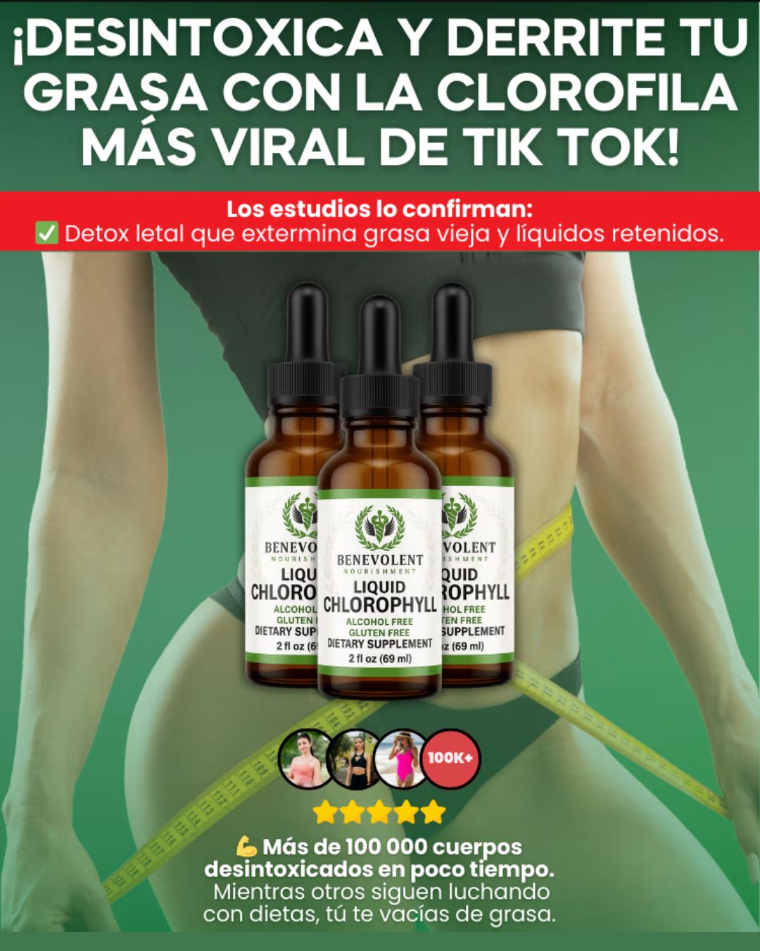 Clorofila Benevolent™ + GRATIS  Reto 15 días
