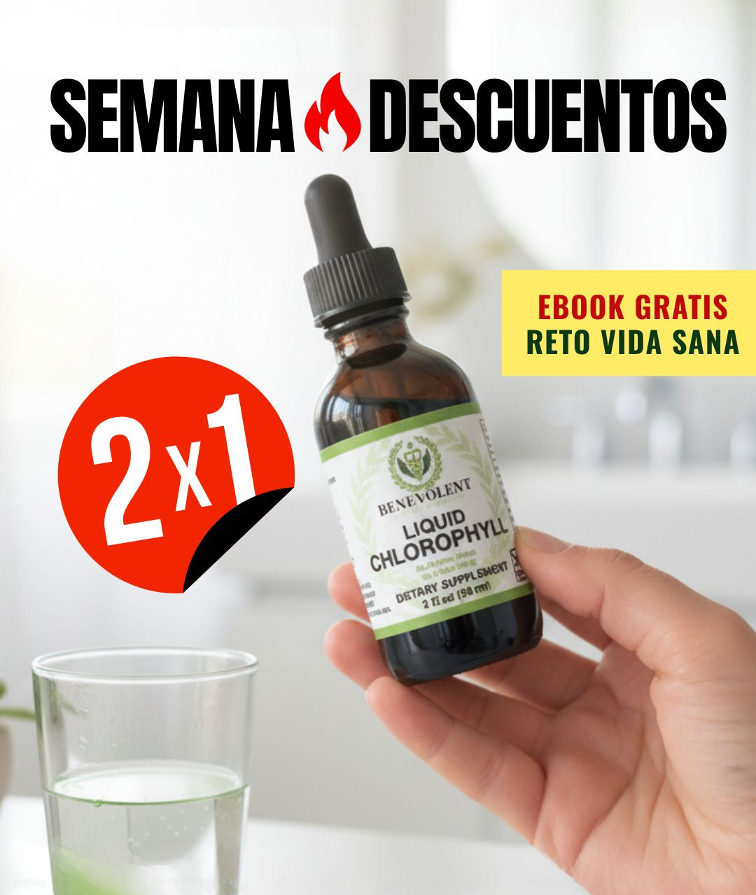 Clorofila Benevolent™ + Ebook vida sana